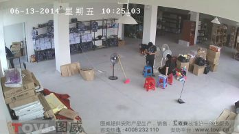 200萬像素-某小型倉(cāng)庫(kù)超清視頻監(jiān)控效果錄像演示